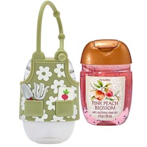 Bath & Body Works GARDEN APRON PocketBac Holder + PINK PEACH BLOSSOM 🪏🪴🩷🍑